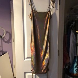 Rose gold dress